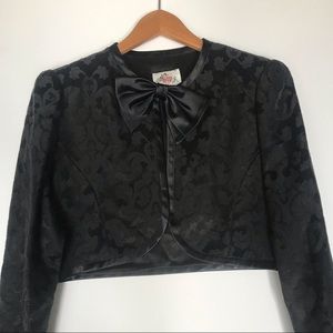 Vintage 70s Satin Bolero Jacket